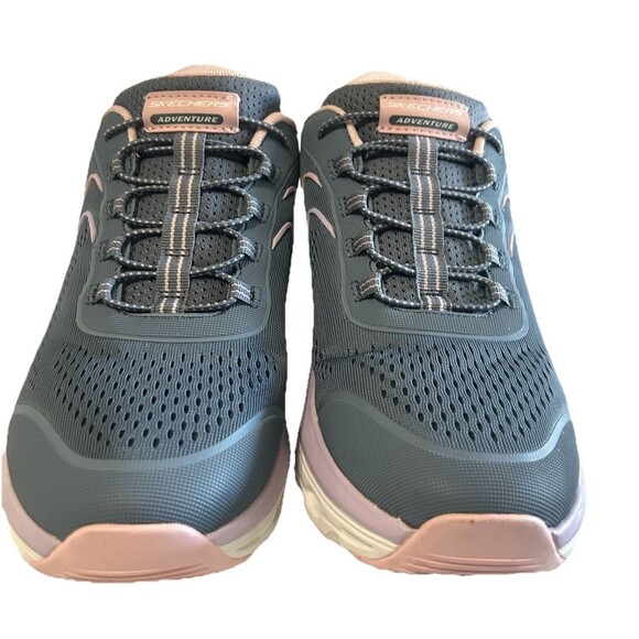 Skechers Slip Ins Womens Sz 9 Wide Fit Glide Step Slate Memory Foam Shoe 180272 - Picture 7 of 14